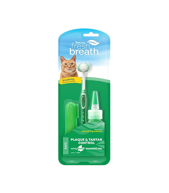 Tropiclean Fresh Breath Cat Oral Care Kit