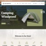 Скриншот демо-сайта camping