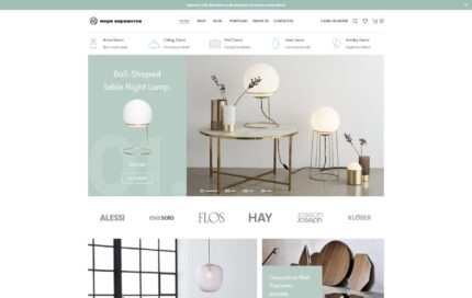 Скриншот демо-сайта decor