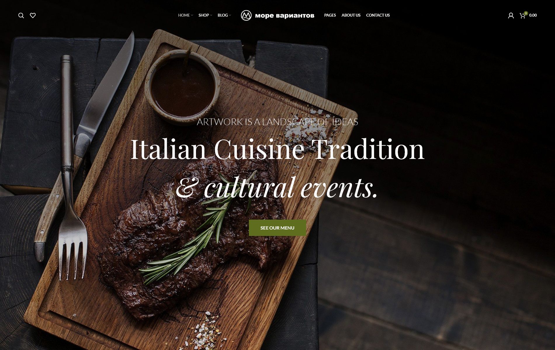 Product screenshot food 1900x1200 Скриншот демо-сайта food
