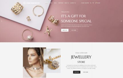 Скриншот демо-сайта jewellery