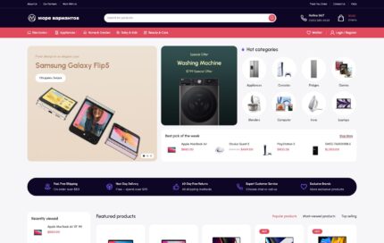 Скриншот демо-сайта marketplace2