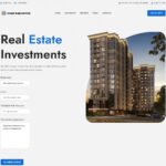 Скриншот демо-сайта real-estate