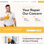 Скриншот демо-сайта repair